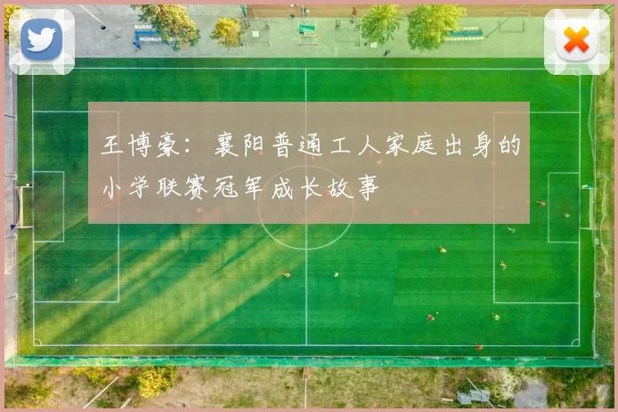 王博豪：襄阳普通工人家庭出身的小学联赛冠军成长故事