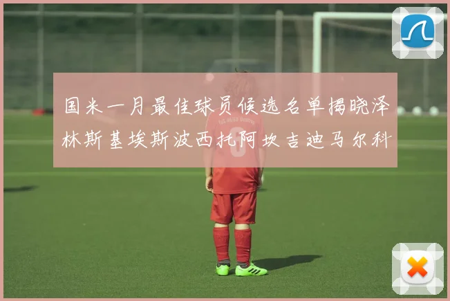 国米一月最佳球员候选名单揭晓泽林斯基埃斯波西托阿坎吉迪马尔科争夺荣誉